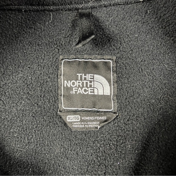 Vintage Women’s Black North Face Fleece Full-zip Size XL - Picture 3 of 4